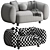 Londi Bucle Galaxy Sofa 3D model small image 4