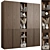 Modular Minimalist Style Wardrobe 3D model small image 3