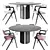 Modern Italian Furniture Set 3D model small image 2