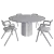 Modern Italian Furniture Set 3D model small image 4