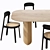 Plauto Maxxxi & Brulla Dining Set 3D model small image 2