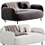 Modern Buddy 218 Sofa Set 3D model small image 2