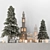 Festive Christmas Mood Decor Set 3D model small image 1