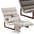 Sag Harbor Chaise: Modern Luxury lounger 3D model small image 2