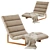 Sag Harbor Chaise: Modern Luxury lounger 3D model small image 4