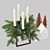 Advent Decor Set: Kubus Candleholder 3D model small image 3