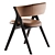 Modern Elegant REMO Dining Chair 3D model small image 3