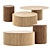Sleek Asplund Accent Tables 3D model small image 1