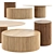 Sleek Asplund Accent Tables 3D model small image 3