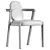 Modern Fabric Chair Enso Model 3D model small image 5