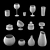 Glassware Set for Tabletop and Display 3D model small image 2