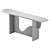 Elegant Modern Rubio Console Table 3D model small image 2