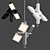 Modern Minimalist Dorval Lighting Collection 3D model small image 2