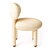 Sleek Noom Flock Chair Design 3D model small image 2