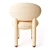 Sleek Noom Flock Chair Design 3D model small image 4