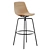 Blu Dot Swivel Barstool Model 3D model small image 1