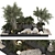 Lush Garden and Decor Collection 3D model small image 1