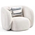 Modern Chic VOLTA Armchair Design 3D model small image 1