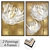  2 Paintings & 4 Frames Set 3D model small image 1
