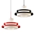 Sleek Equator Pendant Lamp 3D model small image 1