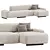 Modern Sectional Sofa LOVELAND Model 3D model small image 1