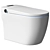 Smart Self-Cleaning One-Piece Toilet 3D model small image 1