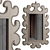 Hempstead Vertical Mirror: Elegant Reflection 3D model small image 1