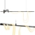 Sleek Clemens Linear Lighting 3D model small image 1