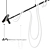 Sleek Clemens Linear Lighting 3D model small image 3