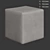 Velvet Cube Pouf by Divan ru 3D model small image 4