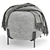 Flik Grey Ottoman Pouf 3D model small image 2