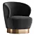 Sleek Swivel Chair: Contemporary Elegance 3D model small image 3