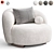 Elegant Aralia Armchair by Diotti 3D model small image 1