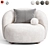 Elegant Aralia Armchair by Diotti 3D model small image 3