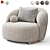 Elegant Aralia Armchair by Diotti 3D model small image 4