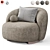 Elegant Aralia Armchair by Diotti 3D model small image 6