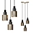 Freya Moke Pendant Light 3D model small image 1