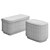  Deco Luxury Home Pouffe 3D model small image 5