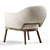 Seamless Textured Gumi Armchair Model 3D model small image 2