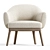 Seamless Textured Gumi Armchair Model 3D model small image 3