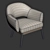 Seamless Textured Gumi Armchair Model 3D model small image 5