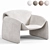 Stylish Le Club Armchair Design 3D model small image 3