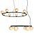 Modern LED Chandelier by Tribeca 3D model small image 2