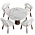  Sky Chair Mystique Marble Table 3D model small image 4