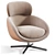 Elegant Minotti Russell Armchair 3D model small image 3