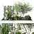 Botanical Garden Set: Lush Greenery 3D model small image 5