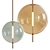 Pholc Kandinsky Metal Glass Lamp 3D model small image 1