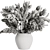 Festive Bouquet Set with Vase 3D model small image 4