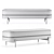  Modern Barry Bench Set 2 3D model small image 4