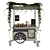 Mini Champagne Cart Model-Render Ready 3D model small image 3